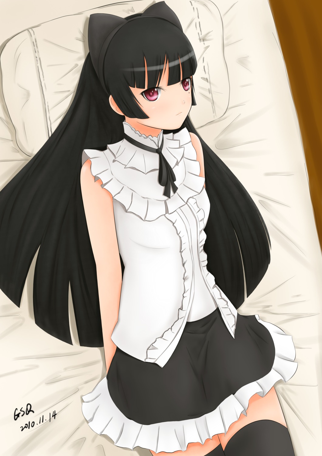 animal_ears, gokou_ruri, guogreen, nekomimi, ore_no_imouto_ga_konnani_kawaii_wake_ga_nai, thighhighs