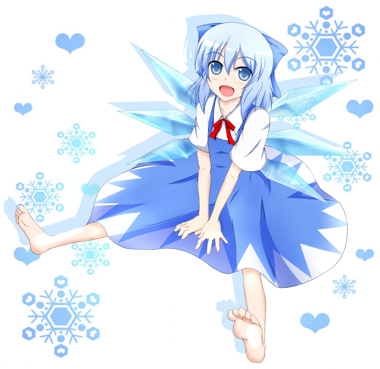cirno, feet, kochiya_hizuki, touhou