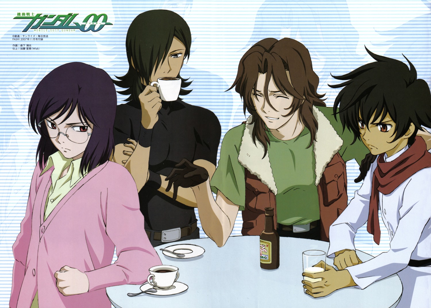 allelujah_haptism, gundam, gundam_00, lockon_stratos, male, morishita_hiromitsu, neil_dylandy, setsuna_f_seiei