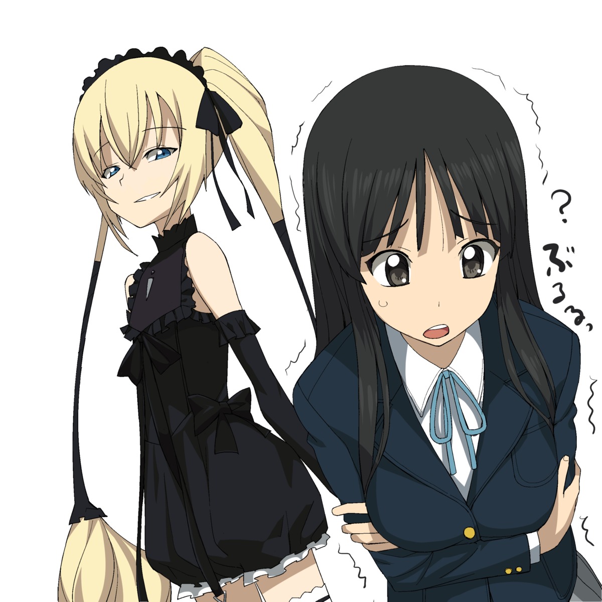 a1, akiyama_mio, crossover, ekaterina_kurae, gothic_lolita, initial-g, k-on!, lolita_fashion