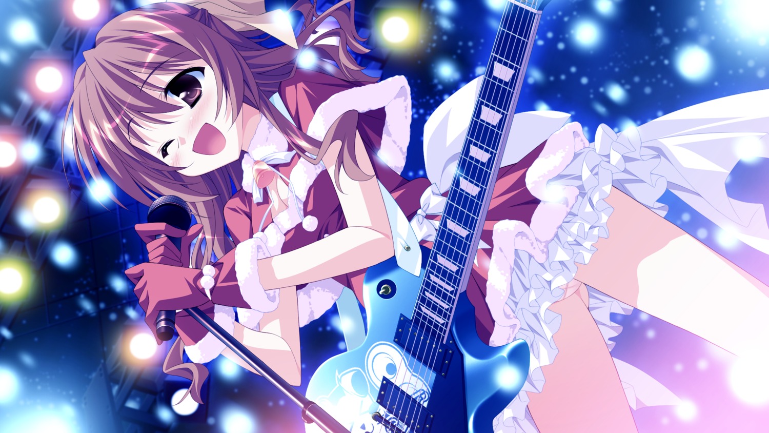 christmas, game_cg, guitar, hinata_mutsuki, matsuoka_kanade, pantsu, skyfish, yotsuiro_passionato!