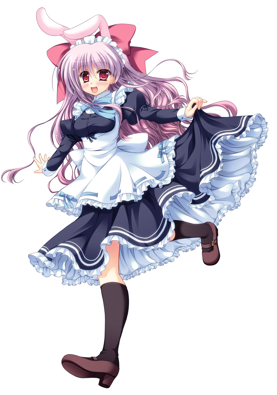 animal_ears, bunny_ears, furukawa_lemon, maid
