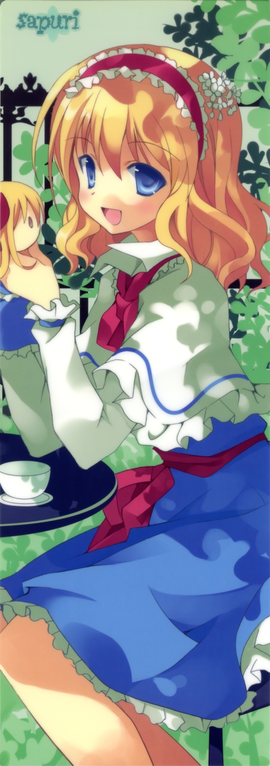 alice_margatroid, mizuse_kiseki, sapuri, stick_poster, touhou