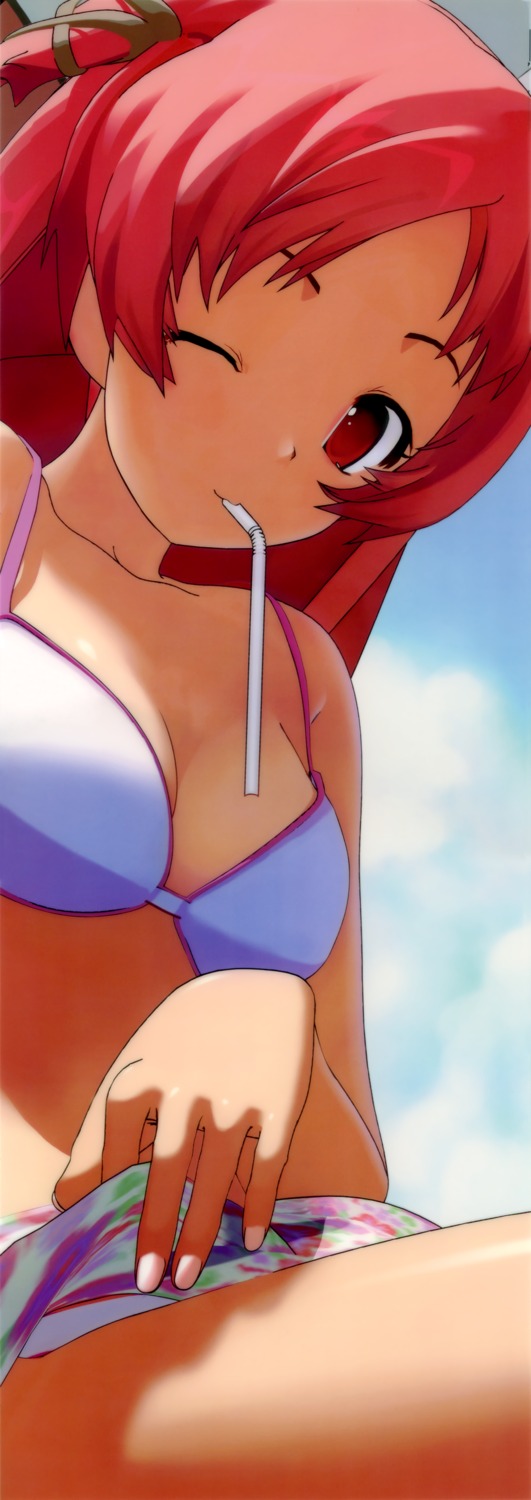 bikini, cg, front_wing, nagase_ayumu, stick_poster, swimsuits, timeleap