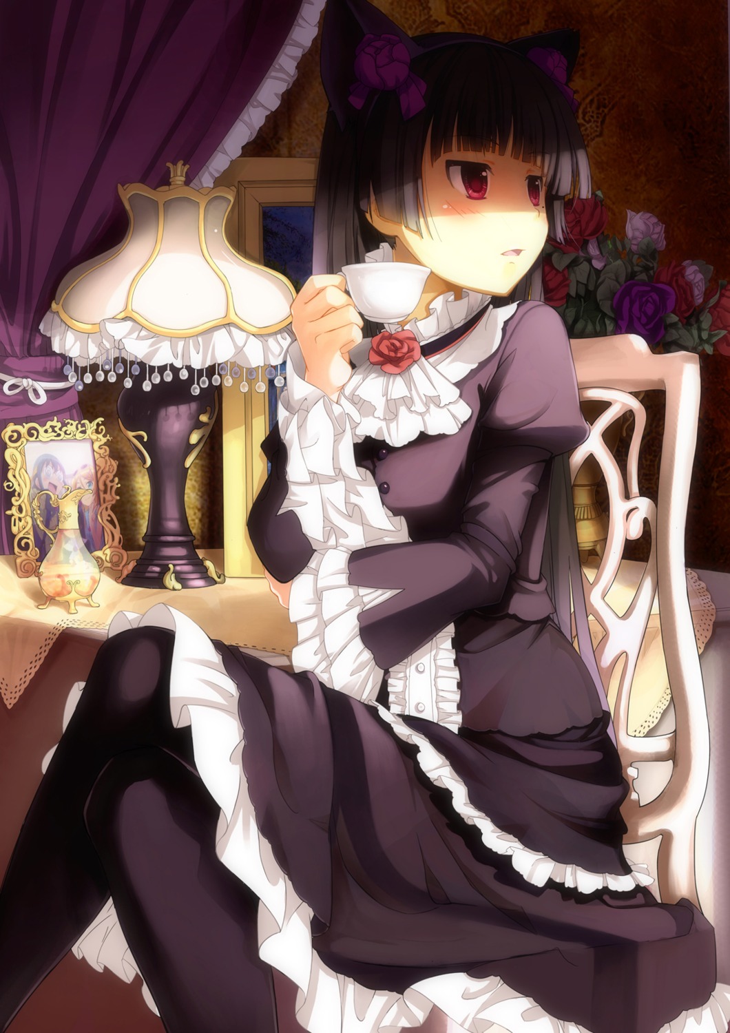 animal_ears, gokou_ruri, gothic_lolita, lolita_fashion, nekomimi, ore_no_imouto_ga_konnani_kawaii_wake_ga_nai, spirtie