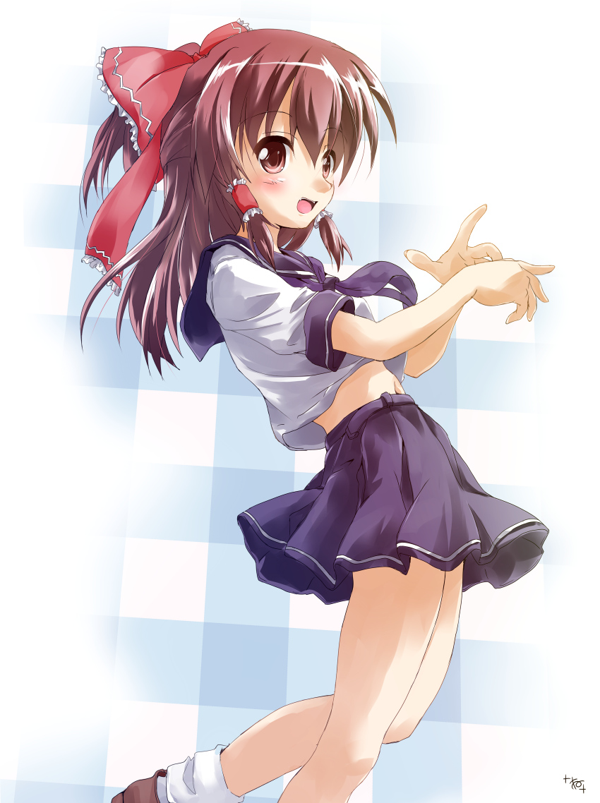 hakurei_reimu, kichou, seifuku, touhou