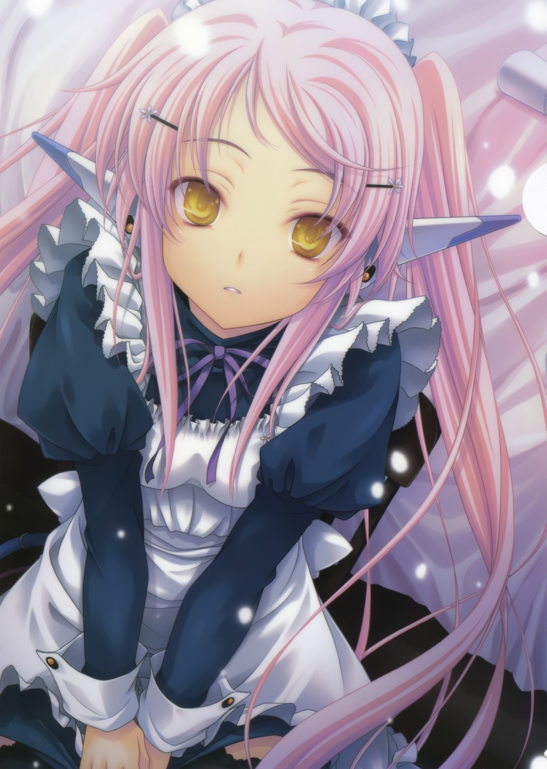 maid, miyama-zero, stray_moon, thighhighs
