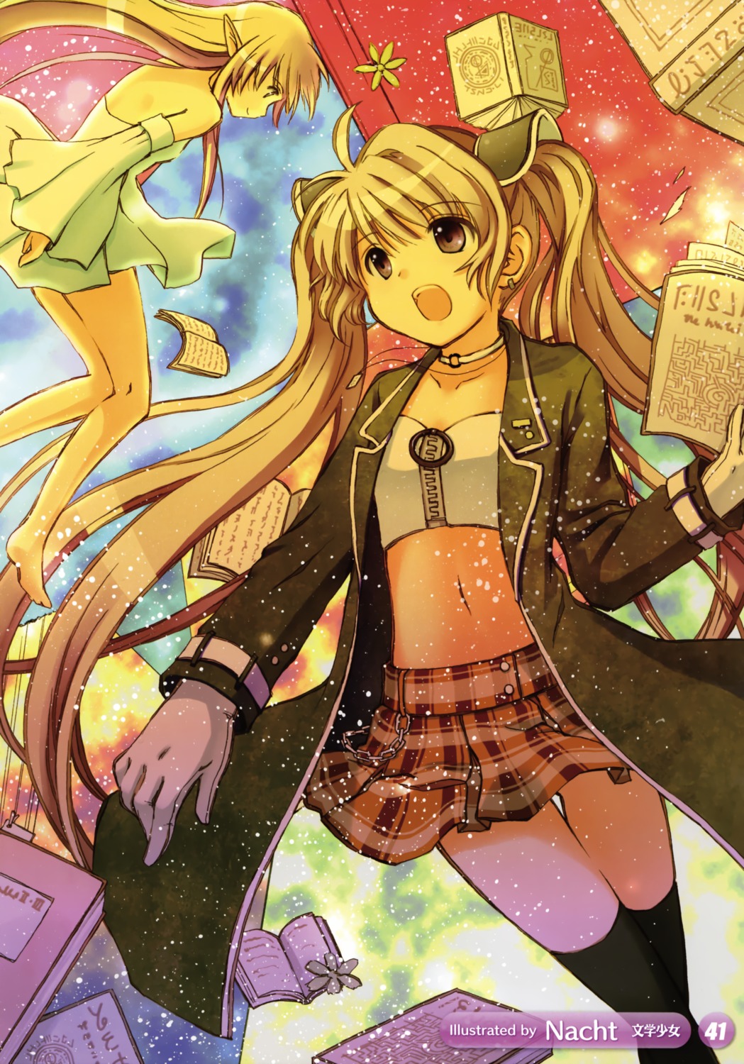 elf, fairy, nacht, pointy_ears, thighhighs