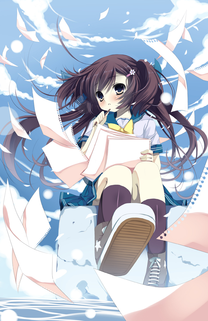 oekaki_musume, pikomint, seifuku