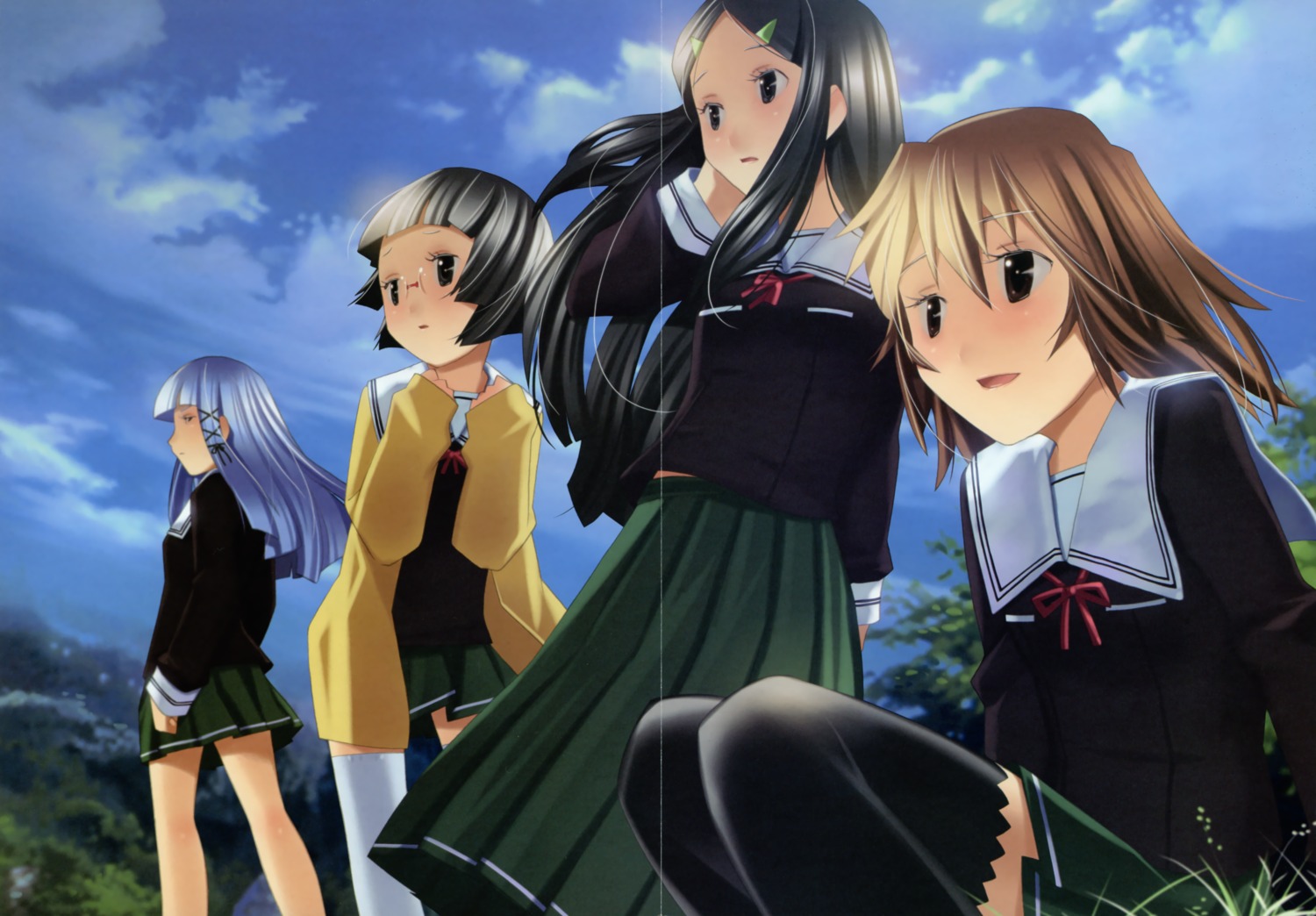 crease, fixme, megane, ogata_kouji, seifuku, temaribana, thighhighs, topcat