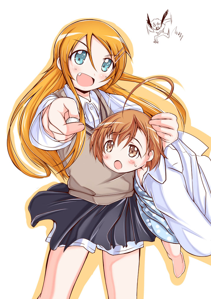 cosplay, crossover, kousaka_kirino, last_order, mad_(hazukiken), ore_no_imouto_ga_konnani_kawaii_wake_ga_nai, seifuku, toaru_majutsu_no_index