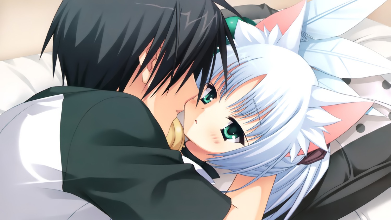 animal_ears, chitose_haruki, kobuichi, rindou_ruri, tenshinranman, wallpaper, yuzu-soft