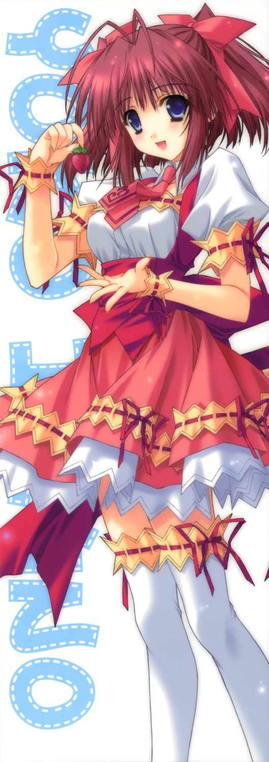 berry's, izuno_youko, kimizuka_aoi, stick_poster, thighhighs