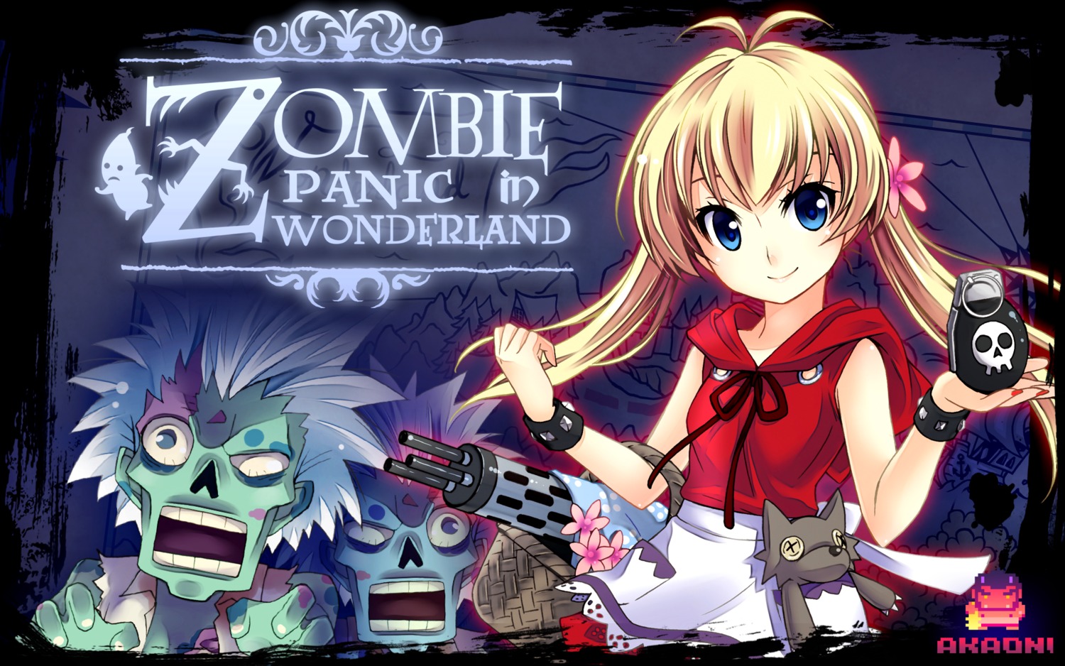 bomi, wallpaper, zombie_panic_in_wonderland