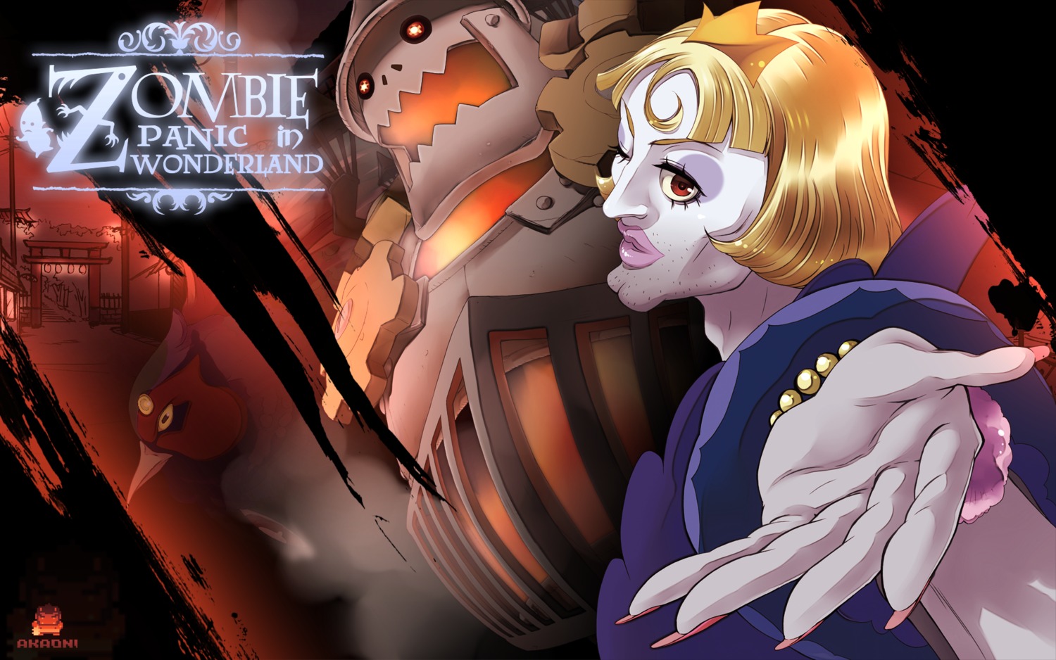 bomi, male, wallpaper, zombie_panic_in_wonderland