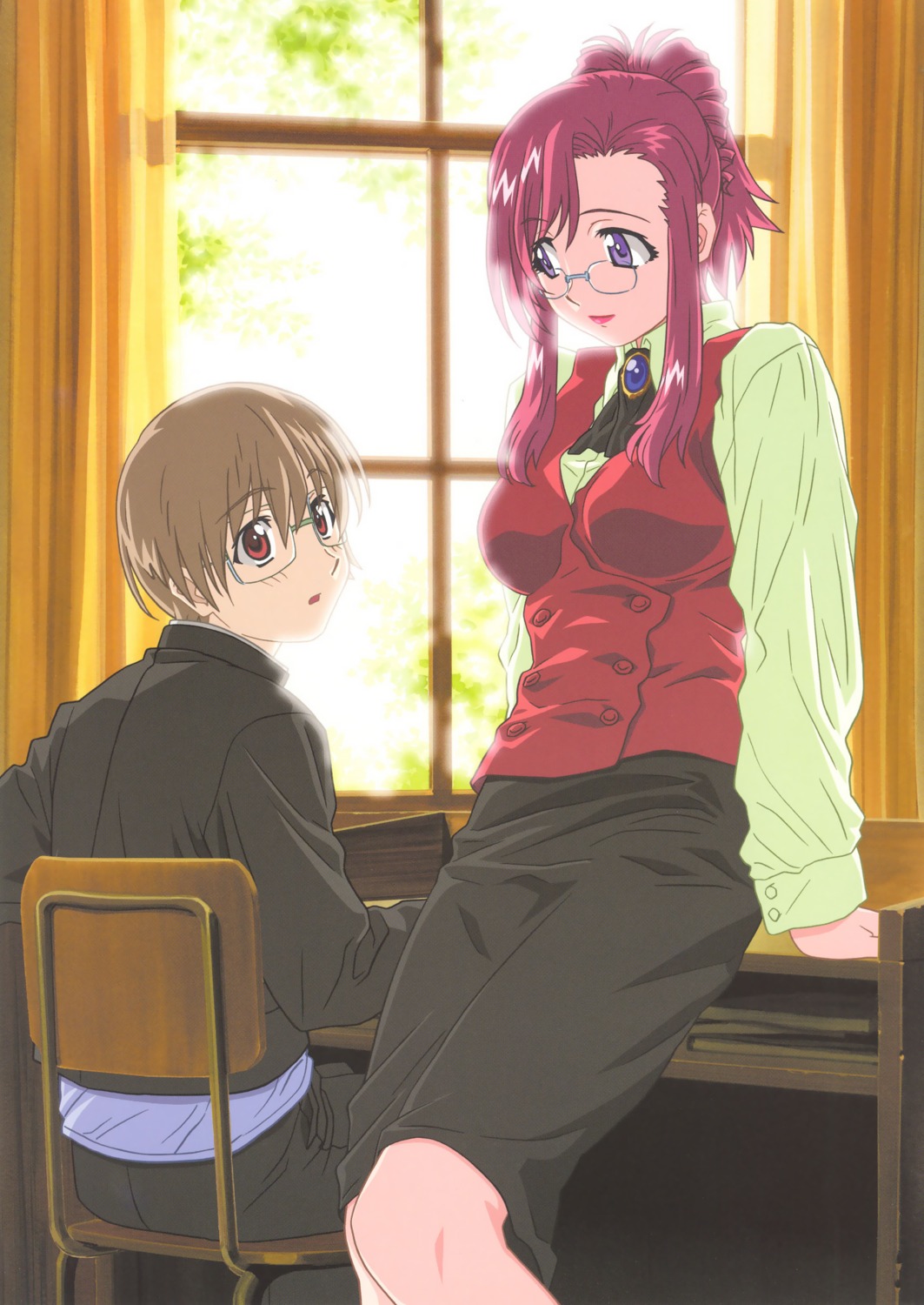 kazami_mizuho, kusanagi_kei, onegai_teacher