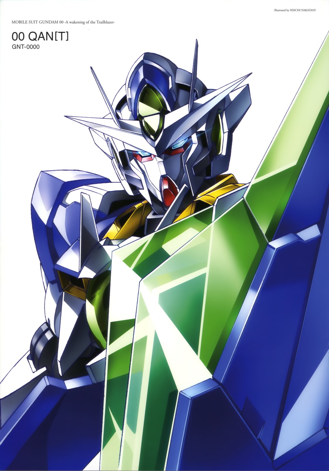 00_qan[t], gundam, gundam_00, gundam_00:_a_wakening_of_the_trailblazer, mecha, nakatani_seiichi