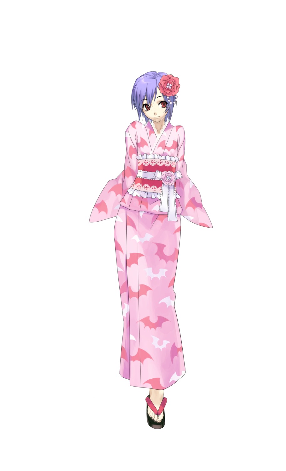 capcom, cross_edge, dark_stalkers, lilith_aensland, nakamura_tatsunori, yukata