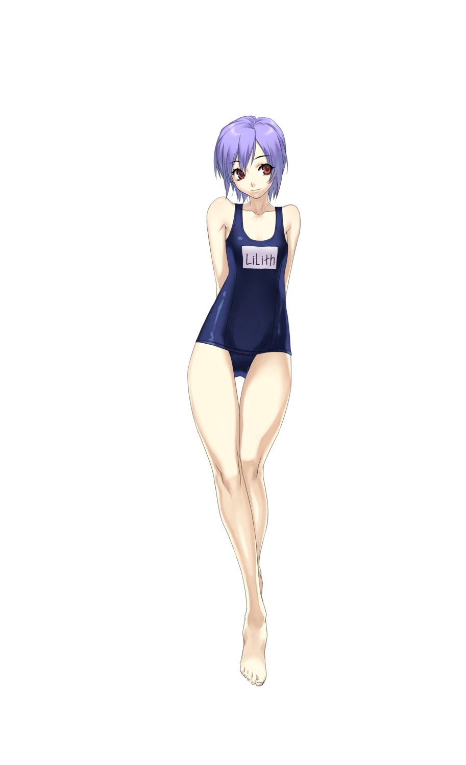 capcom, cross_edge, dark_stalkers, lilith_aensland, nakamura_tatsunori, school_swimsuit, swimsuits