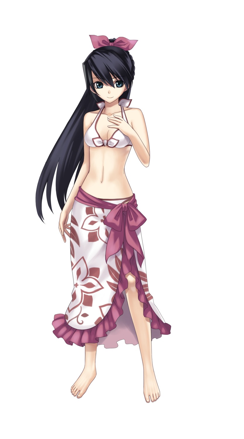 ar_tonelico, bikini, cleavage, cross_edge, gust_(company), hirano_katsuyuki, misha_arsellec_lune, swimsuits