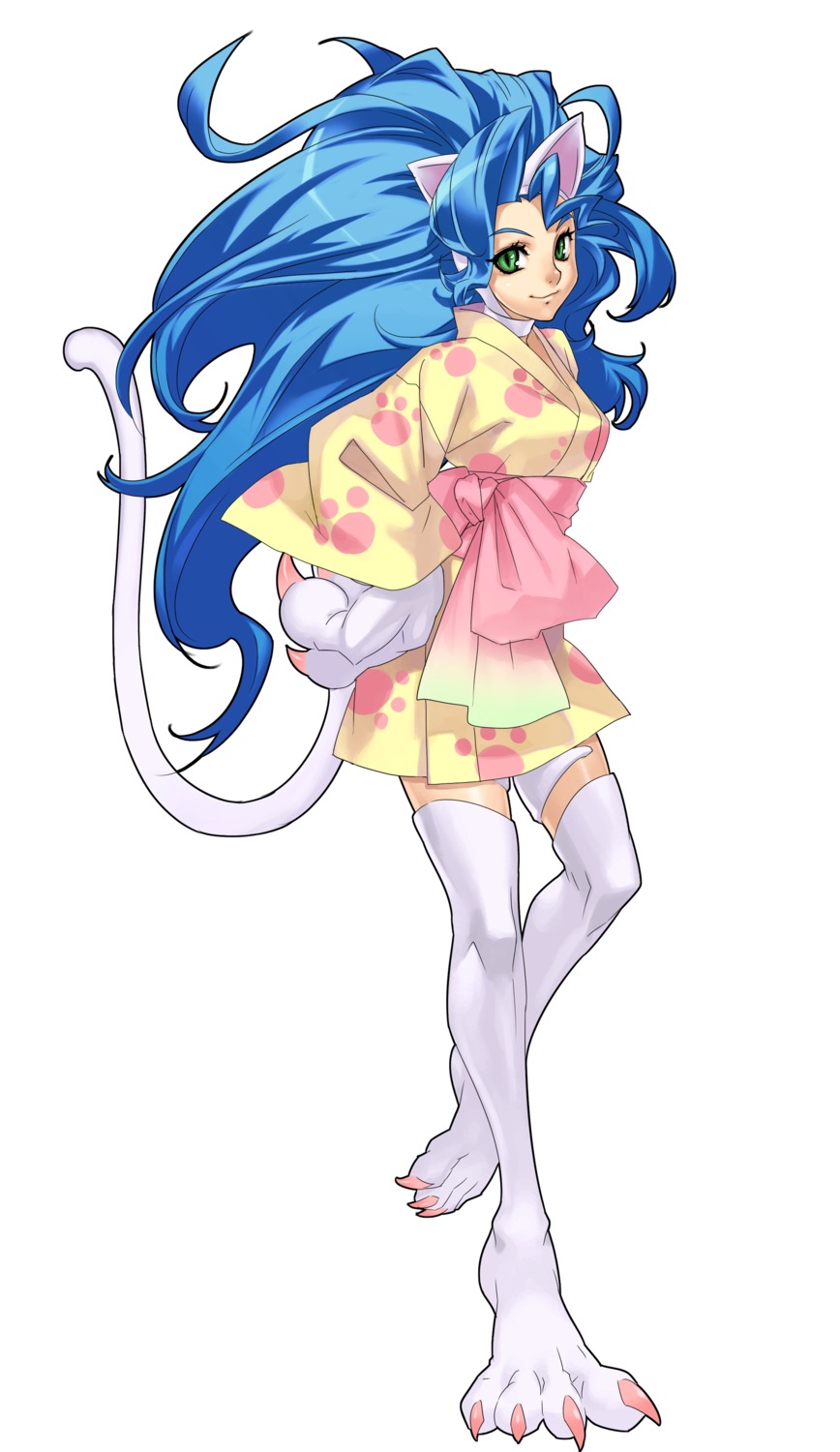 animal_ears, capcom, cross_edge, dark_stalkers, felicia, nakamura_tatsunori, nekomimi, tail