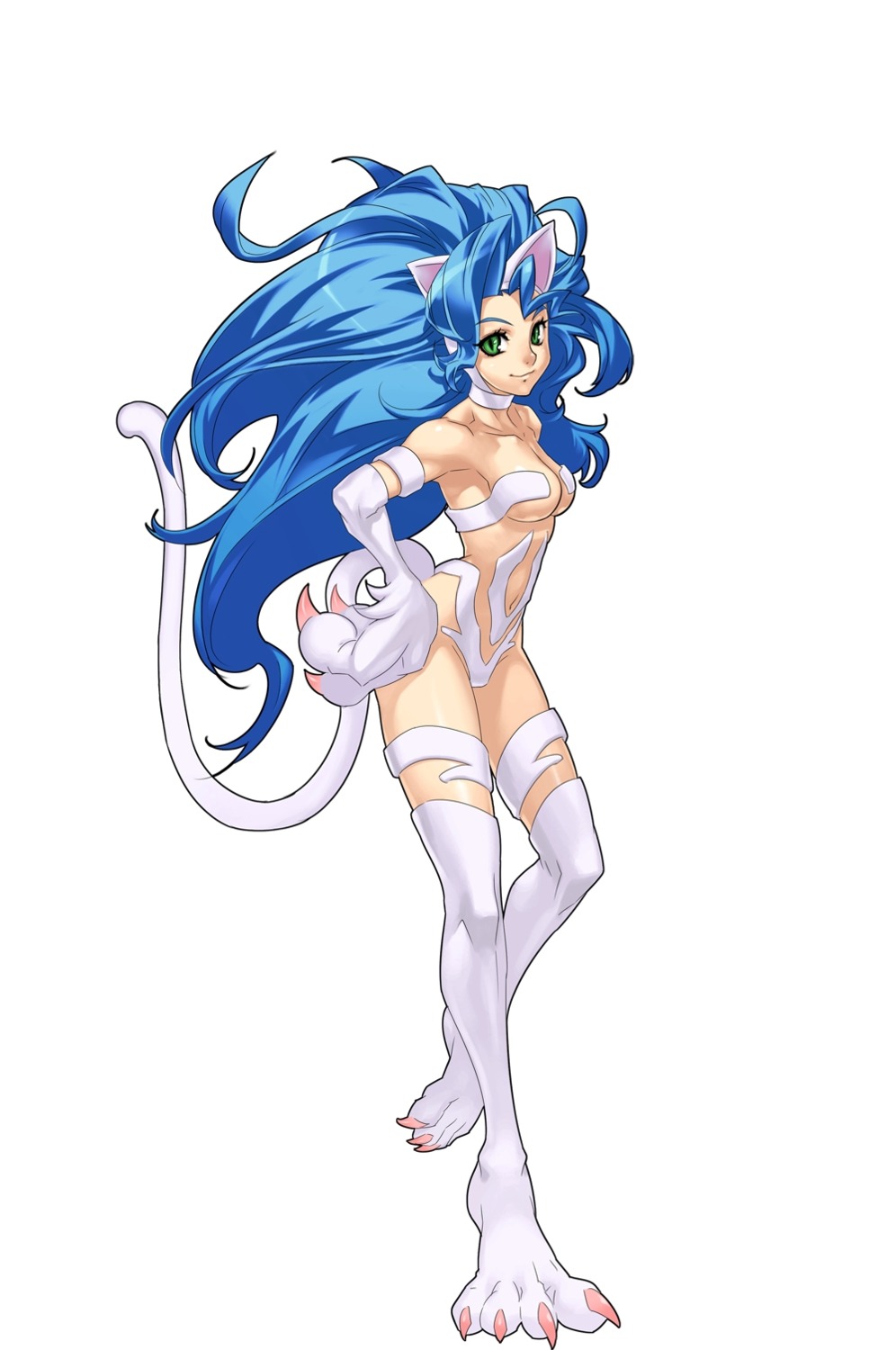 animal_ears, capcom, cross_edge, dark_stalkers, felicia, nakamura_tatsunori, nekomimi, tail
