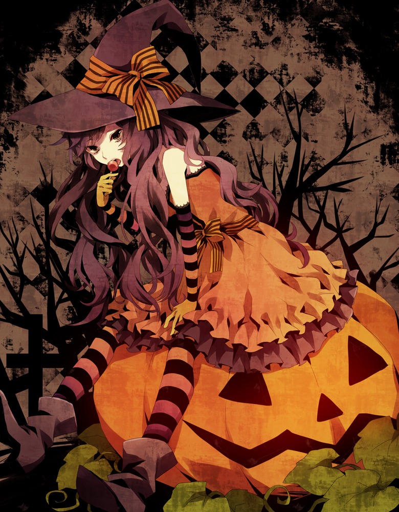 dress, halloween, pantyhose, yuzuki_karu