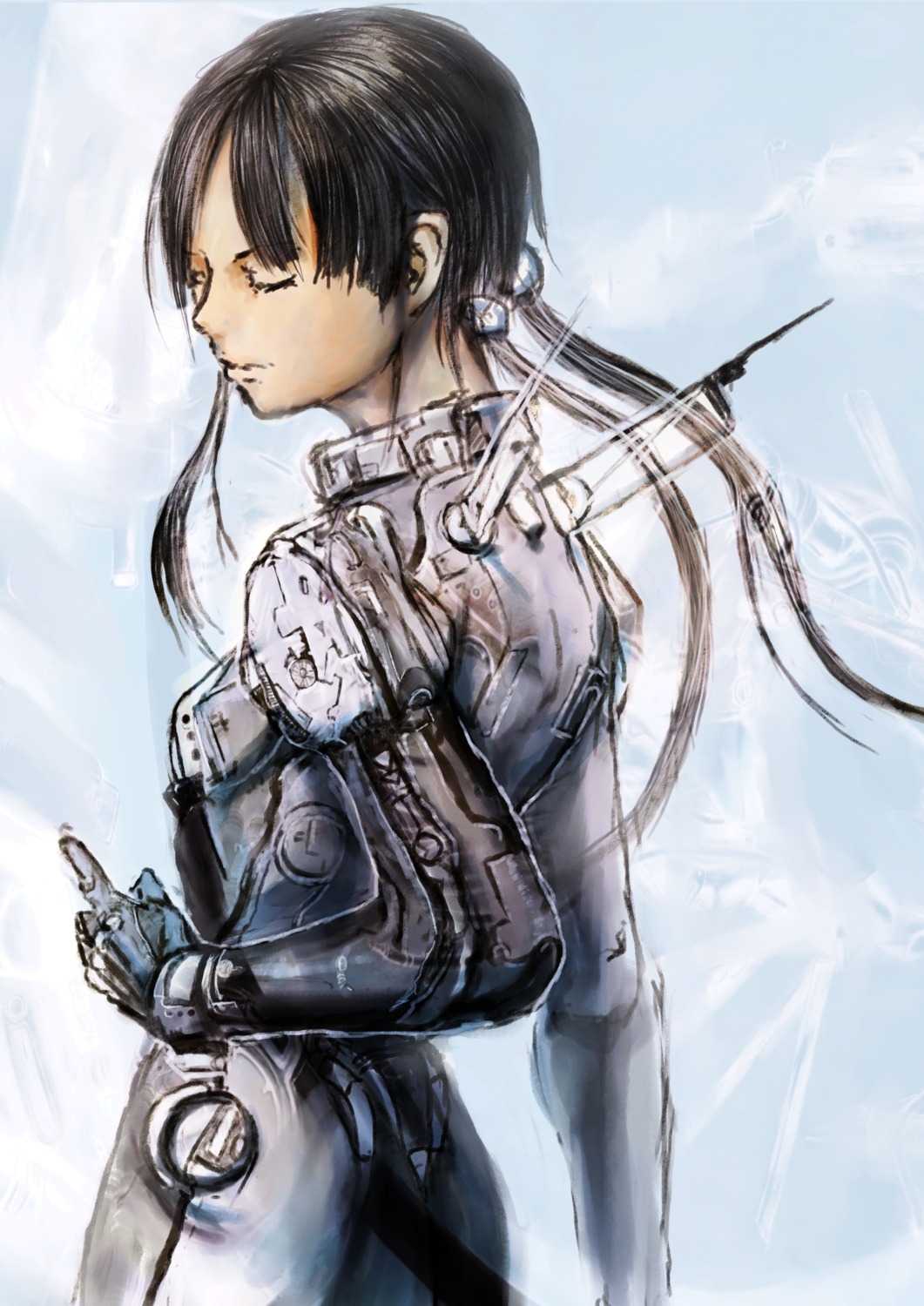 bodysuit, mecha_musume, morino_hiro