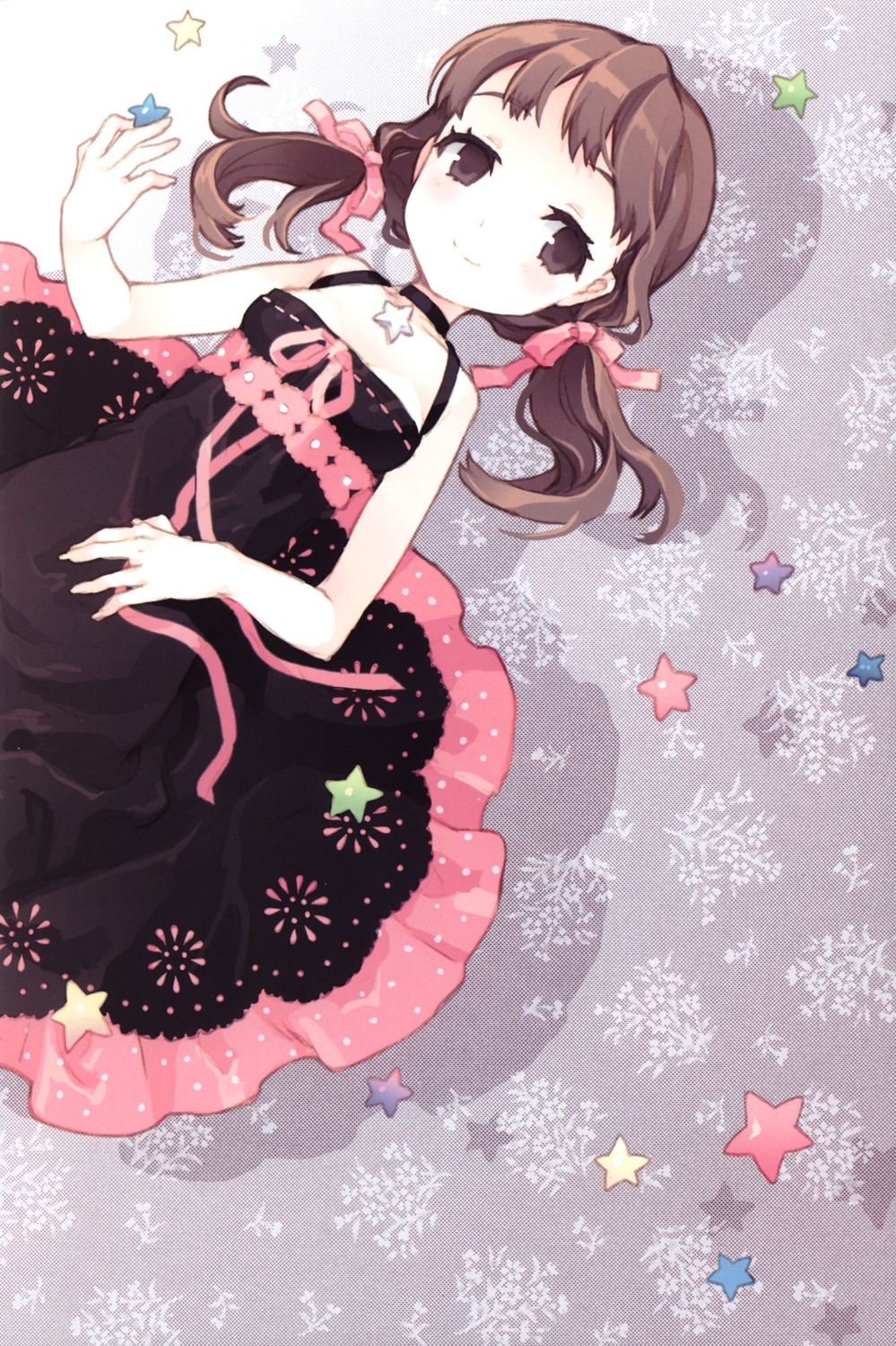 doujima_nanako, dress, megaten, persona, persona_4, tearfish, winter_forest