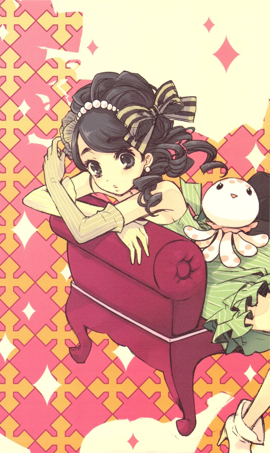 fujitsubo-machine, ito_noizi, kuragehime, kurashita_tsukimi, paper_texture