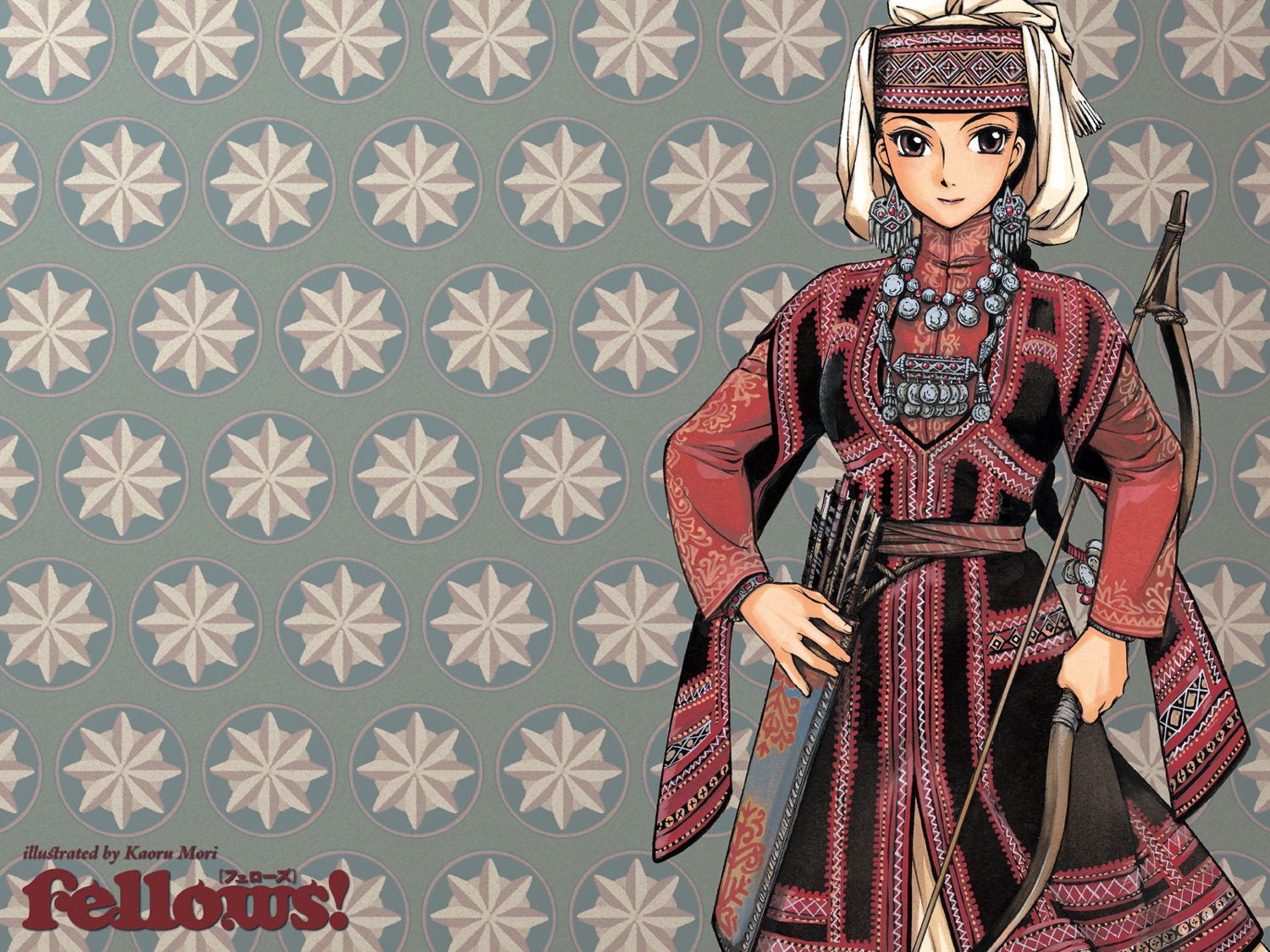 amira_hergal, fellows!, mori_kaoru, otoyomegatari, wallpaper