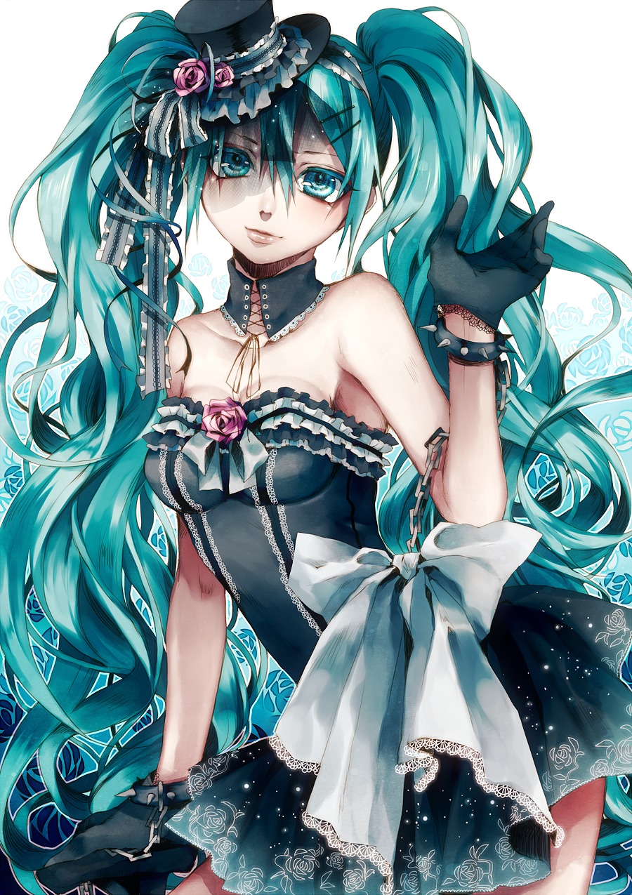 dress, hatsune_miku, tsukioka_tsukiho, vocaloid