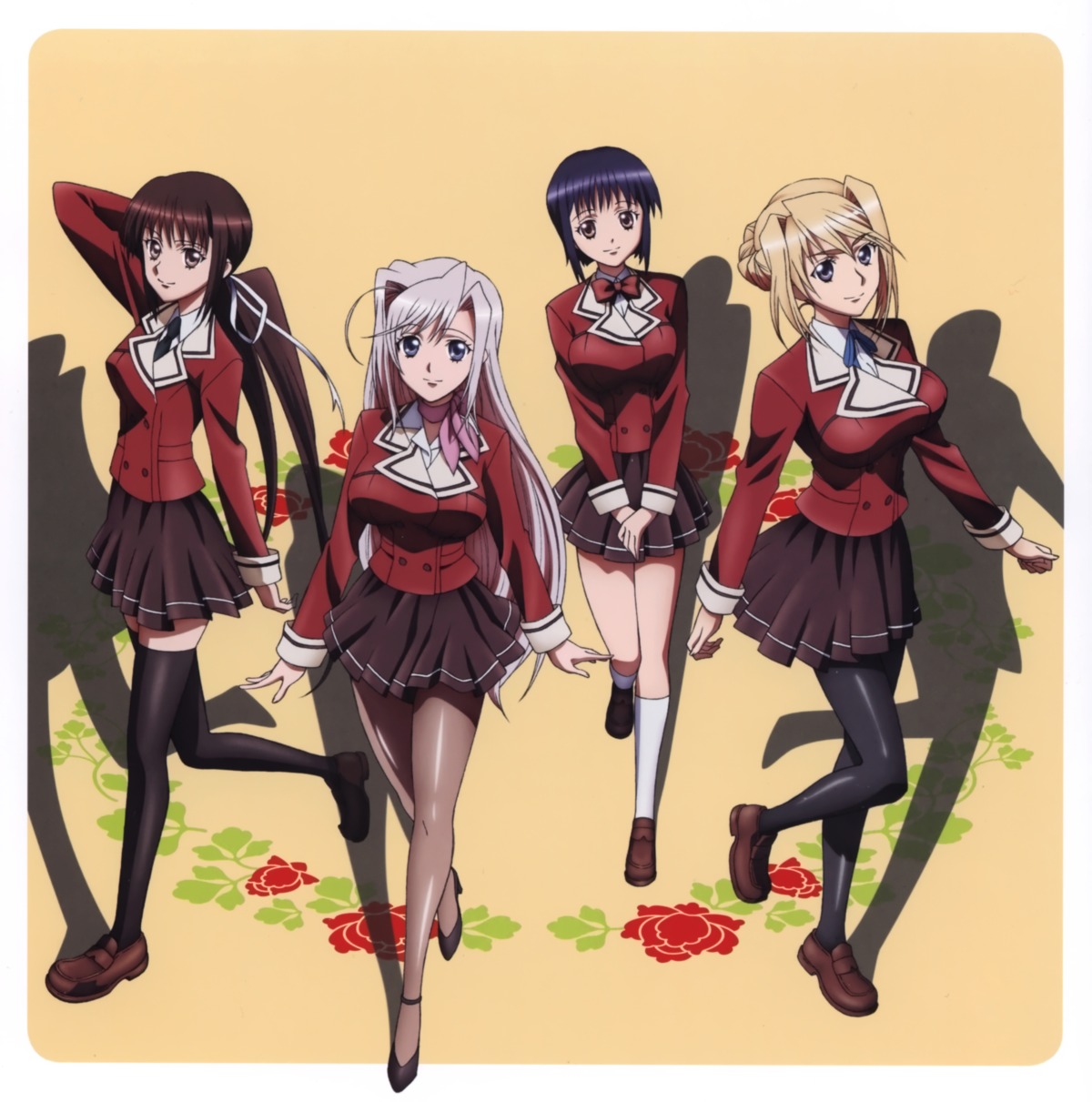 charlotte_hazelrink, fujikura_yuu, pantyhose, princess_lover!, screening, seifuku, seika_houjouin, sylvia_van_hossen