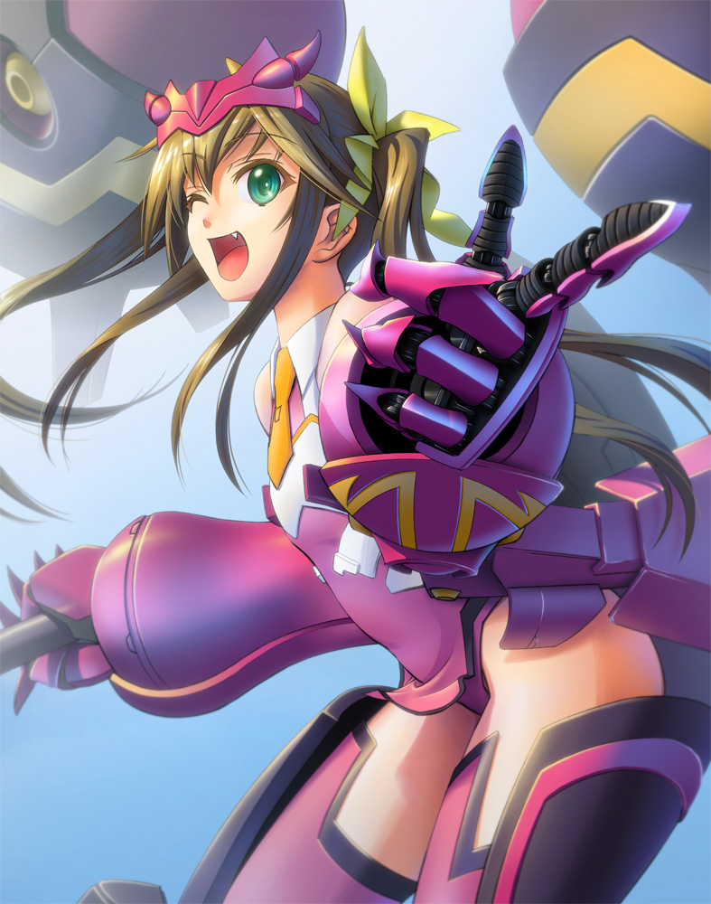 huang_lingyin, infinite_stratos, mecha_musume, pinax