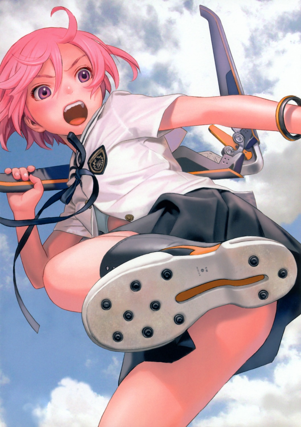 houjou_kuniko, range_murata, seifuku, shangri-la
