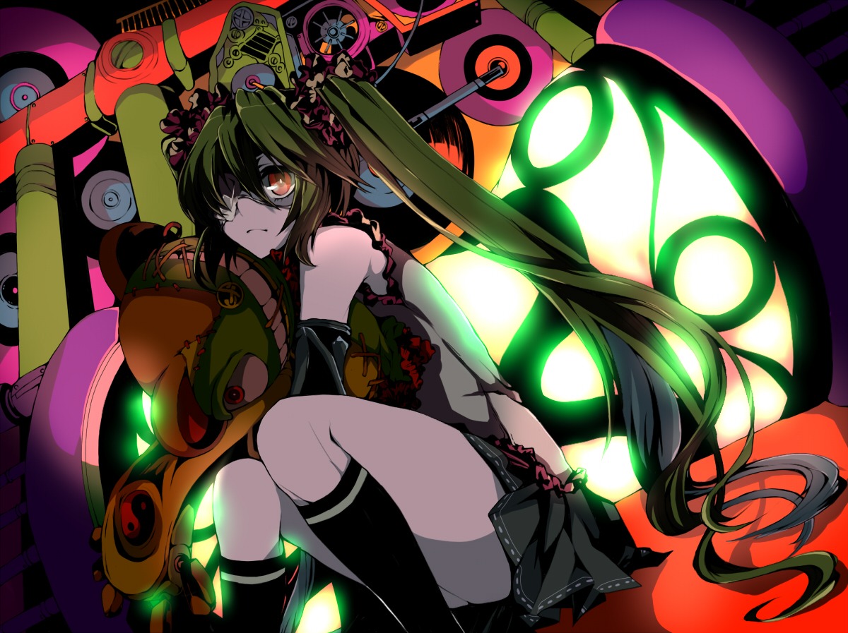 eyepatch, hatsune_miku, pun2, vocaloid