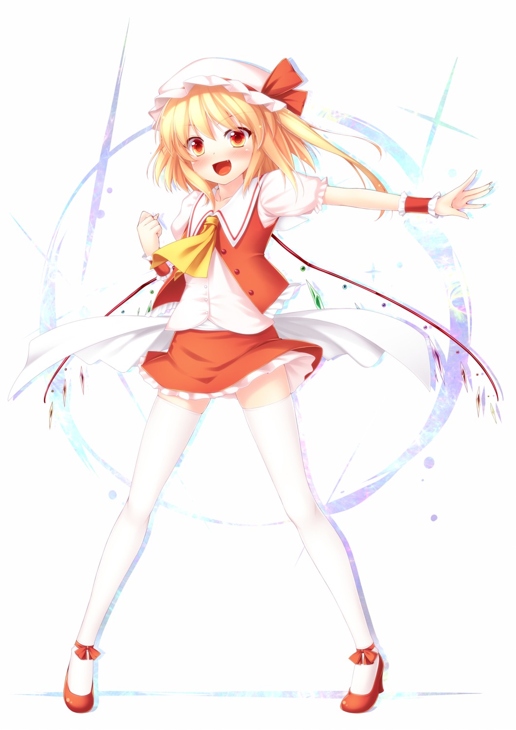 flandre_scarlet, nullken, petit_ego!, thighhighs, touhou