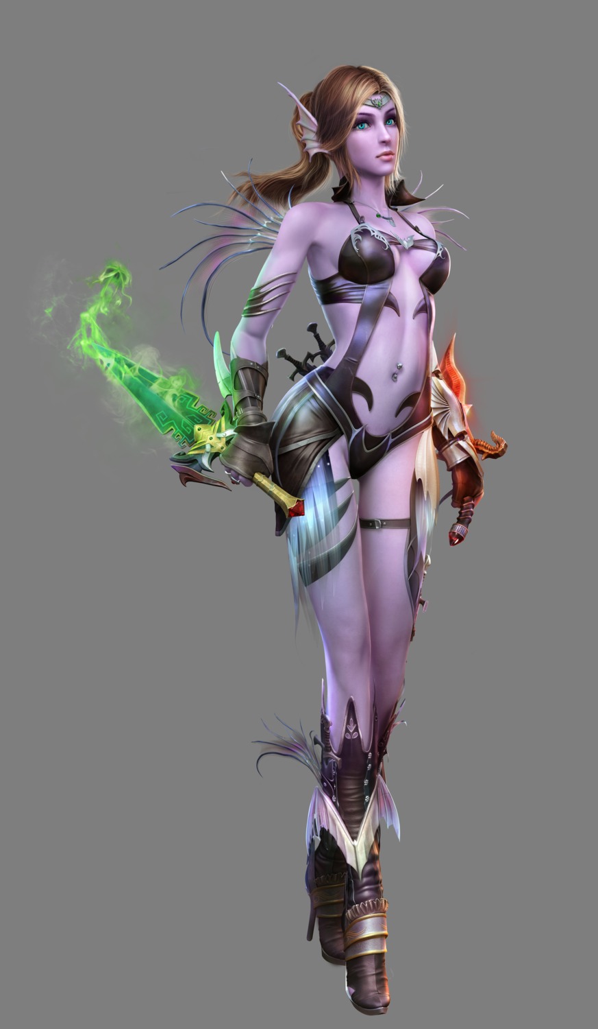 cleavage, perfect_world, sword, tagme, transparent_png