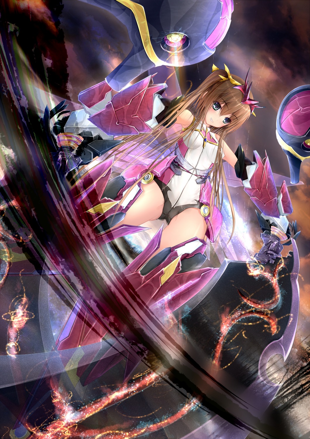 bodysuit, garyljq, huang_lingyin, infinite_stratos, mecha_musume