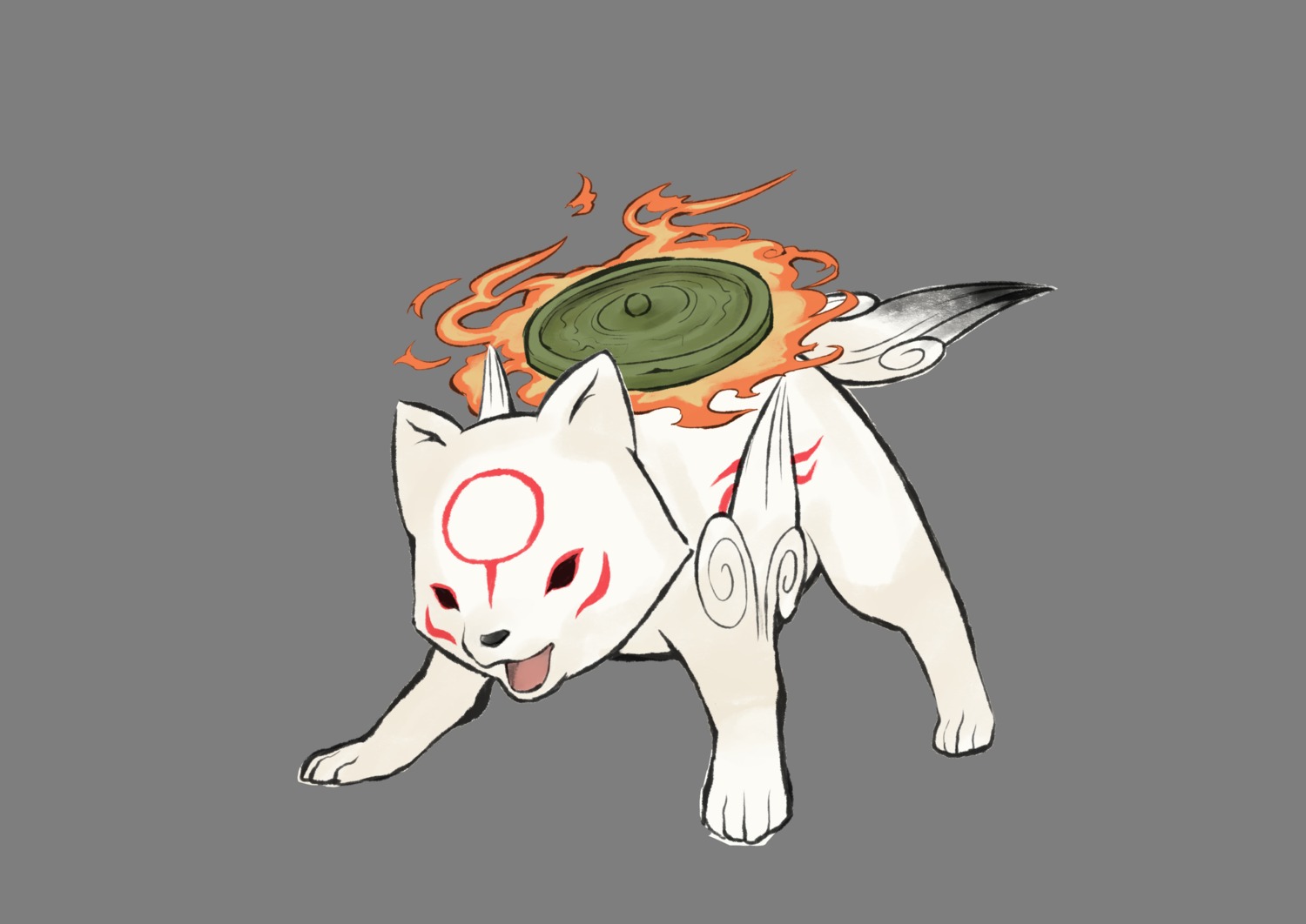 chibiterasu, monster, ookami, transparent_png