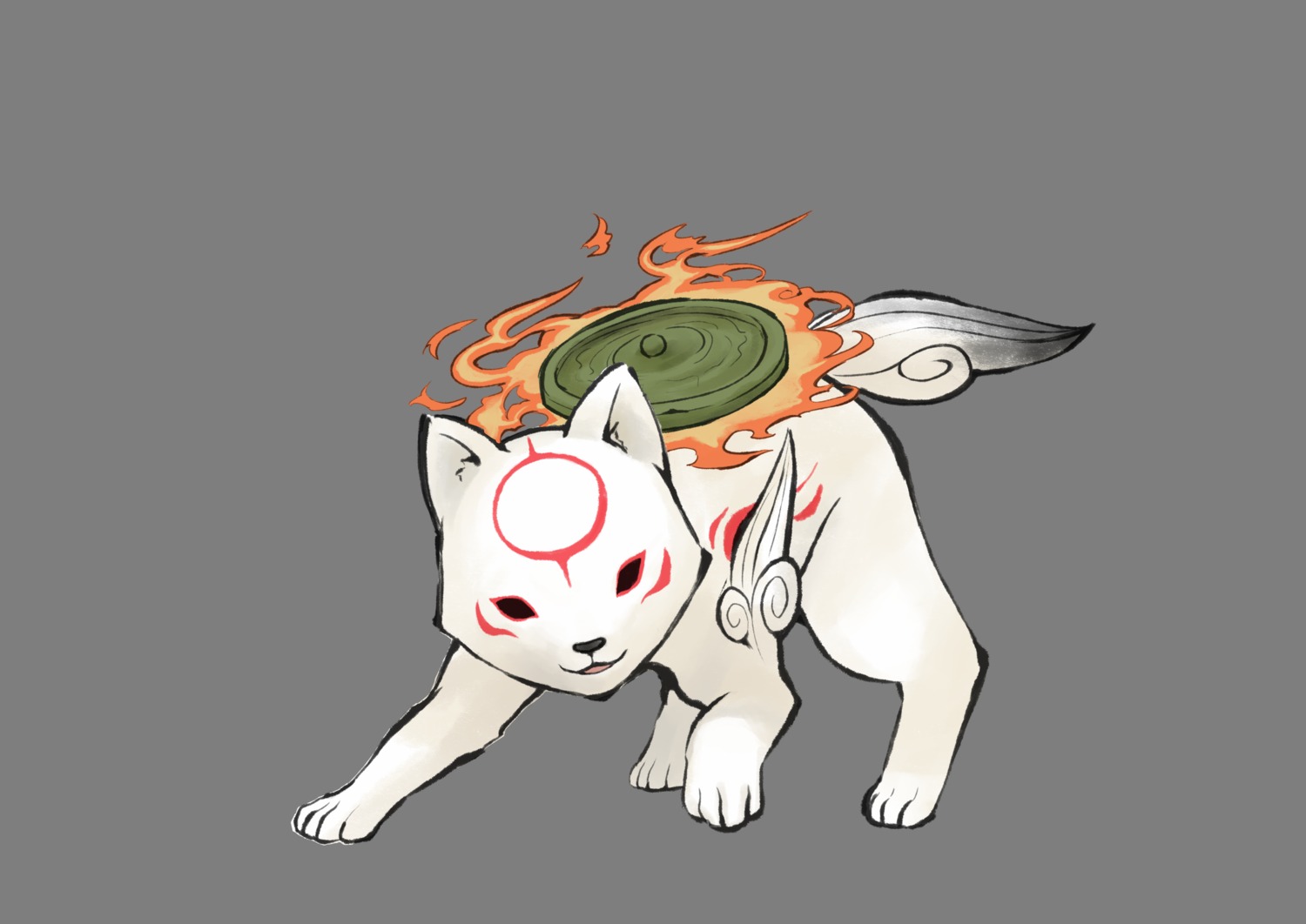 chibiterasu, monster, ookami, transparent_png