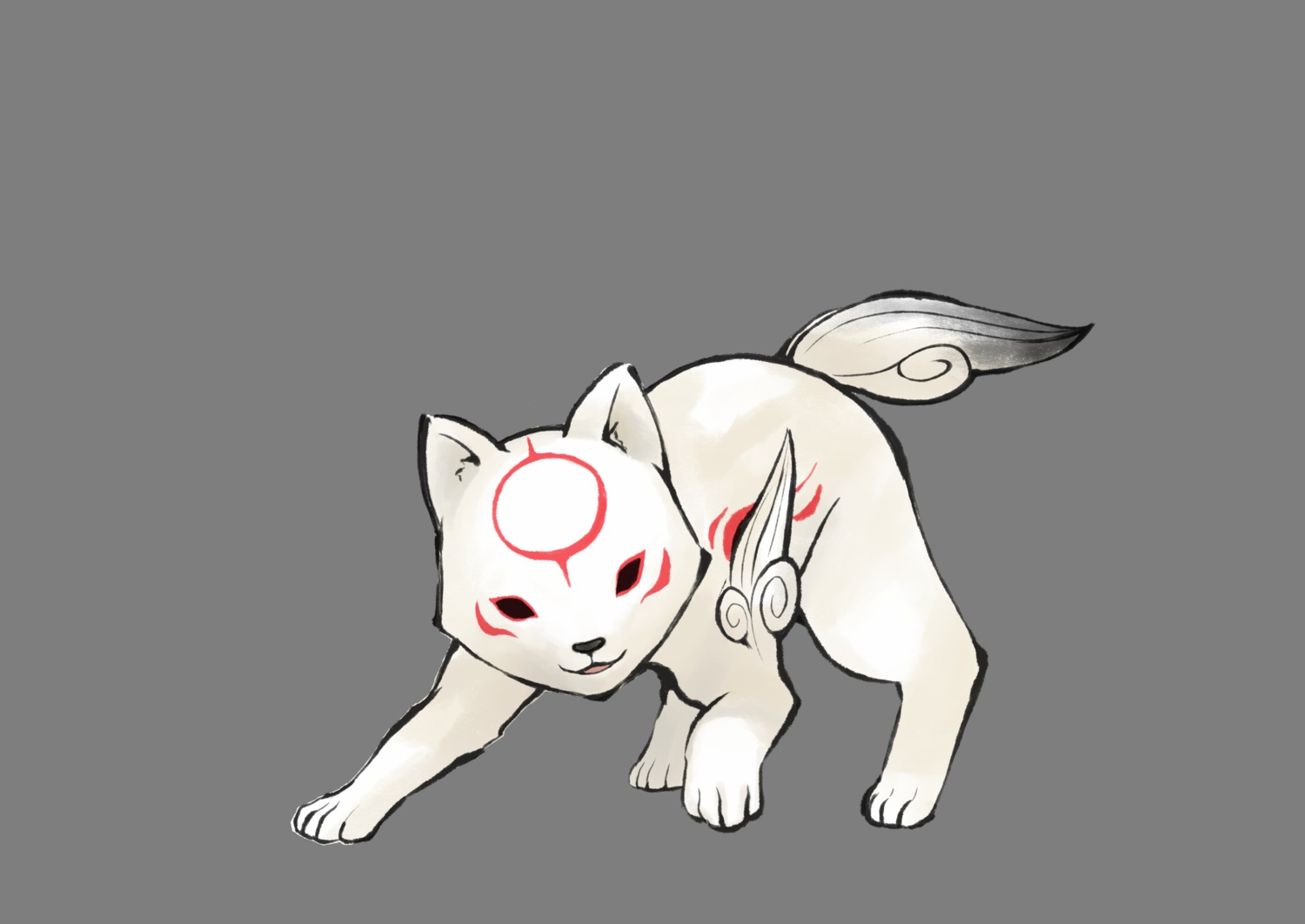 chibiterasu, monster, ookami, transparent_png