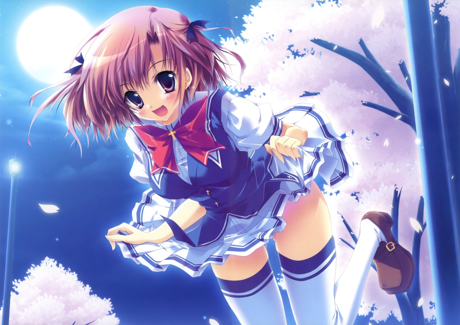 fixed, hagiwara_tomoe, hisuitei, izumi_tsubasu, lyrical_lyric, pantsu, seifuku, thighhighs