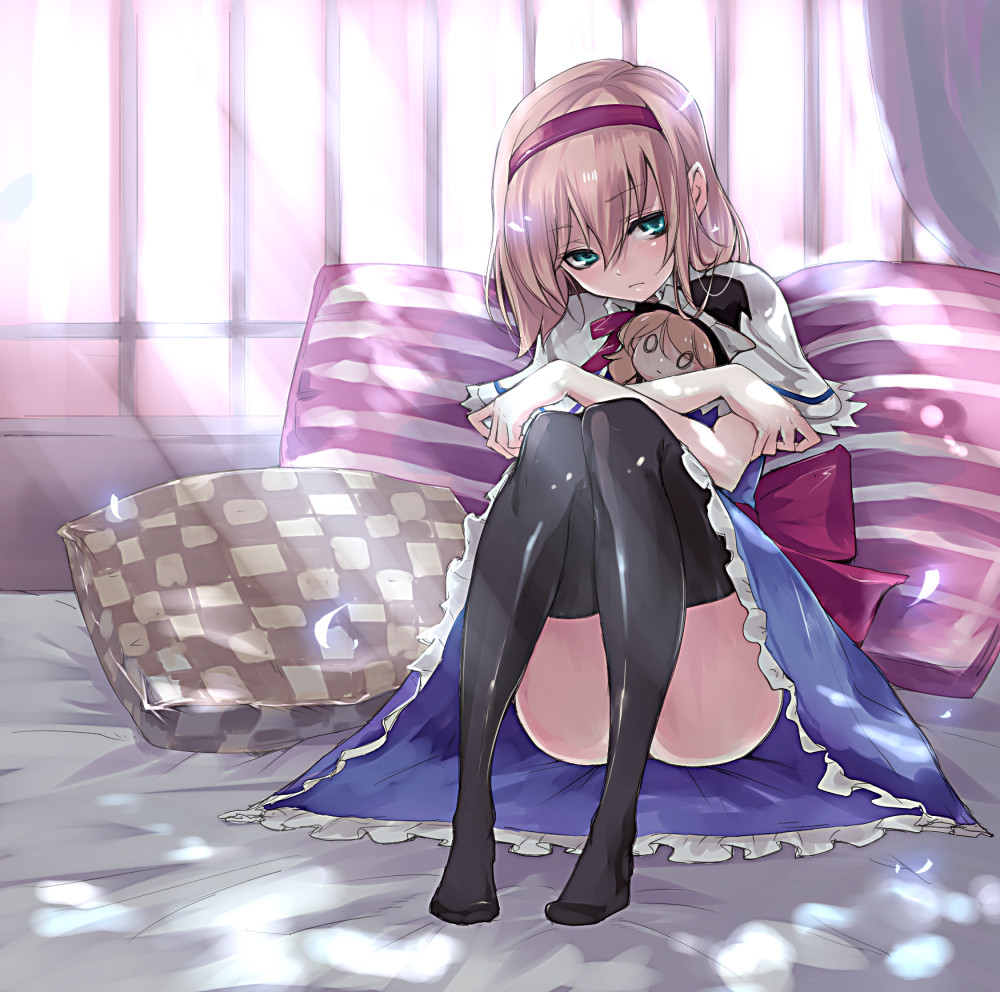 alice_margatroid, jpeg_artifacts, kirisame_marisa, miya9, thighhighs, touhou