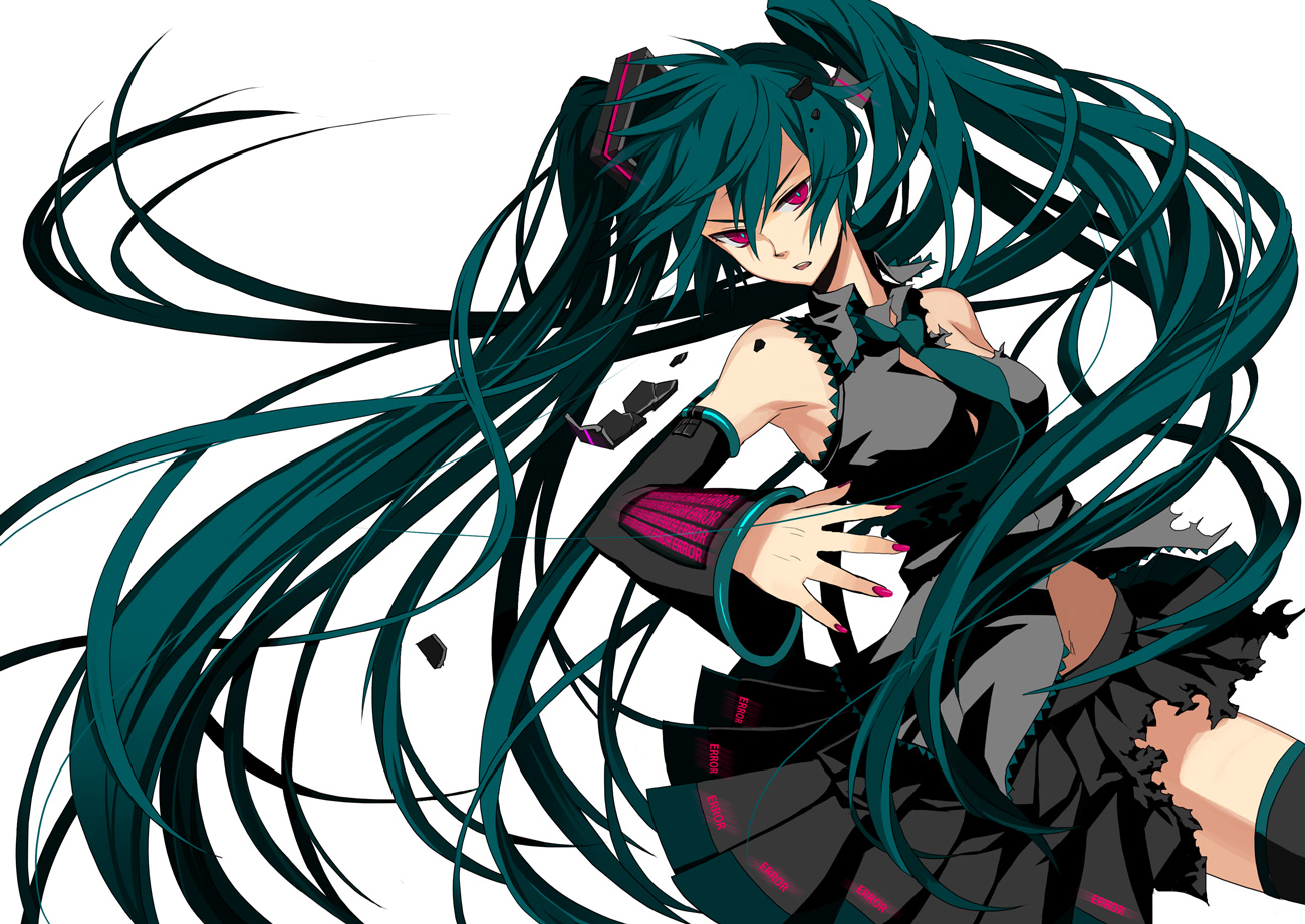 hatsune_miku, osamu, thighhighs, vocaloid