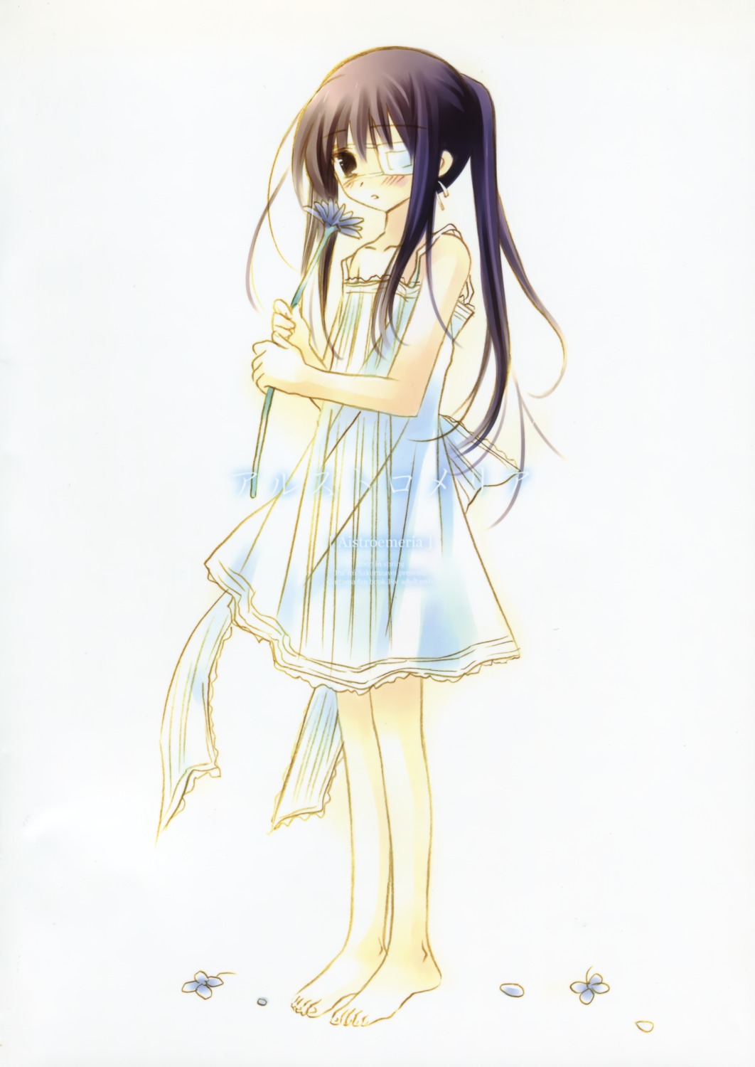 dress, eyepatch, gintama, sakurazawa_izumi, summer_dress, yagyuu_kyuubei