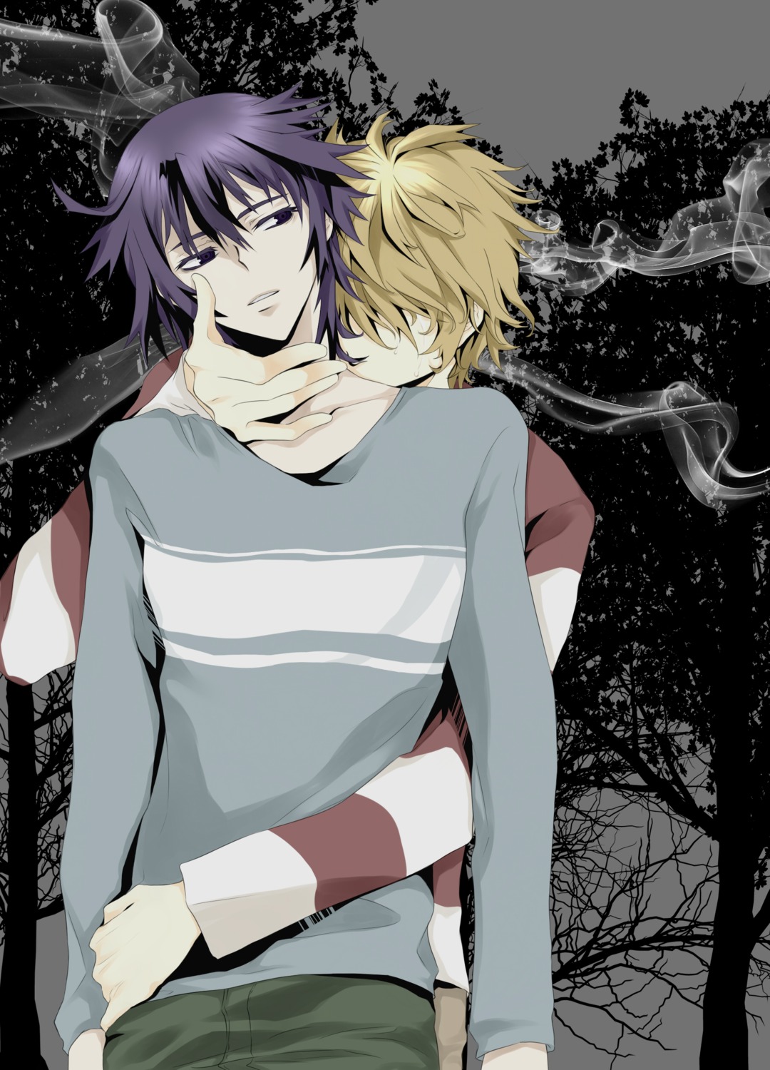 gamu_(googam), male, mutou_tooru, shiki, yuuki_natsuno