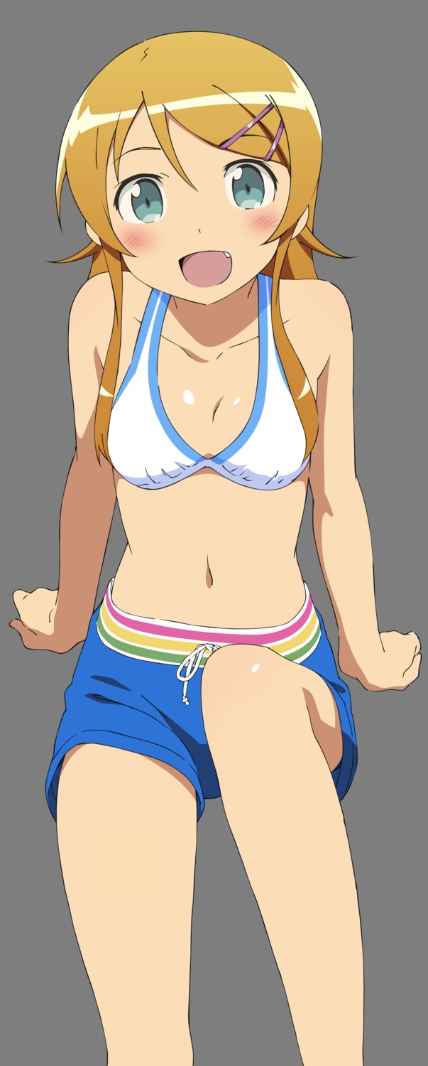 bikini_top, kousaka_kirino, ore_no_imouto_ga_konnani_kawaii_wake_ga_nai, swimsuits, transparent_png, vector_trace, yokoi_masashi