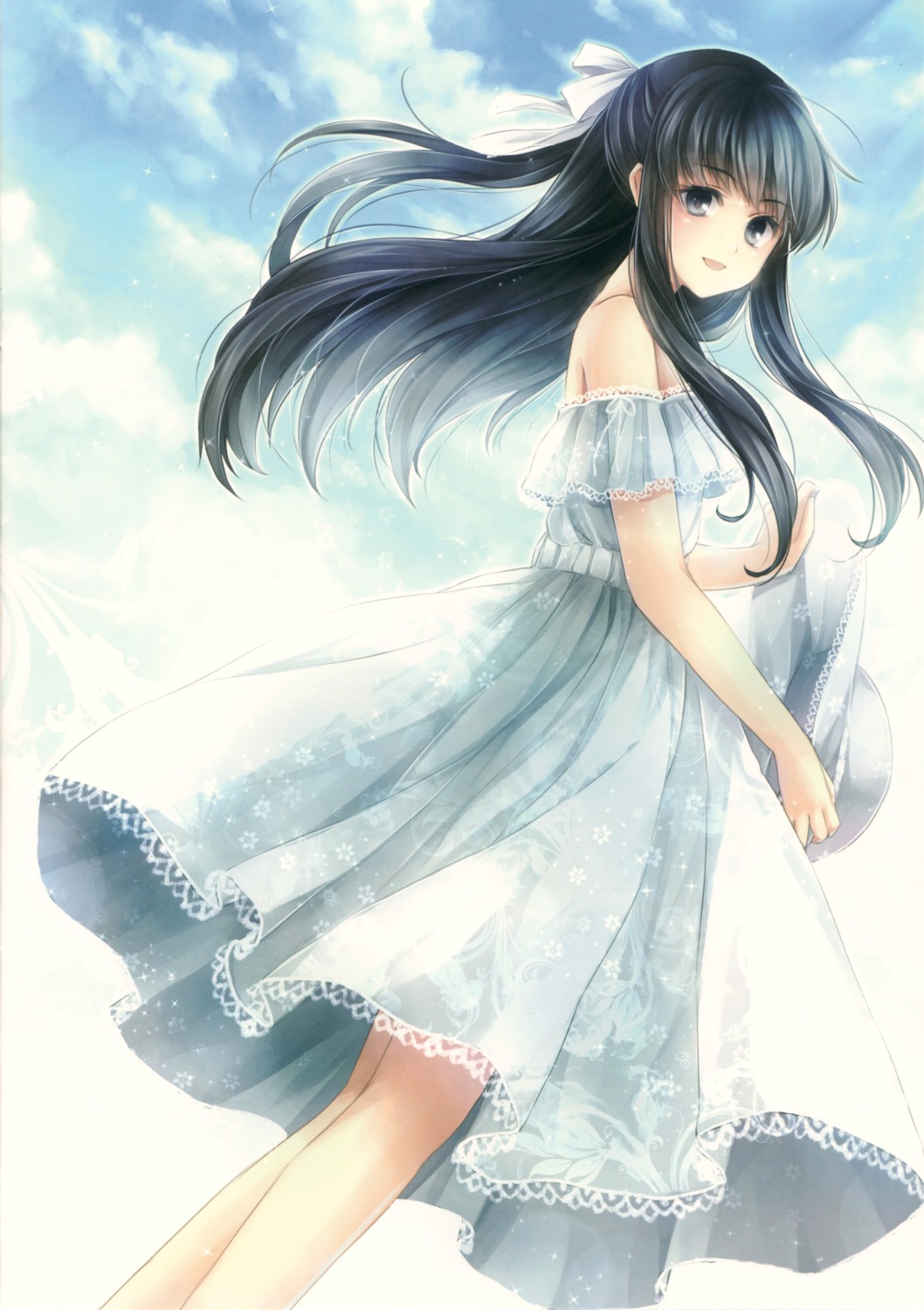 dress, hagiwara_rin, summer_dress