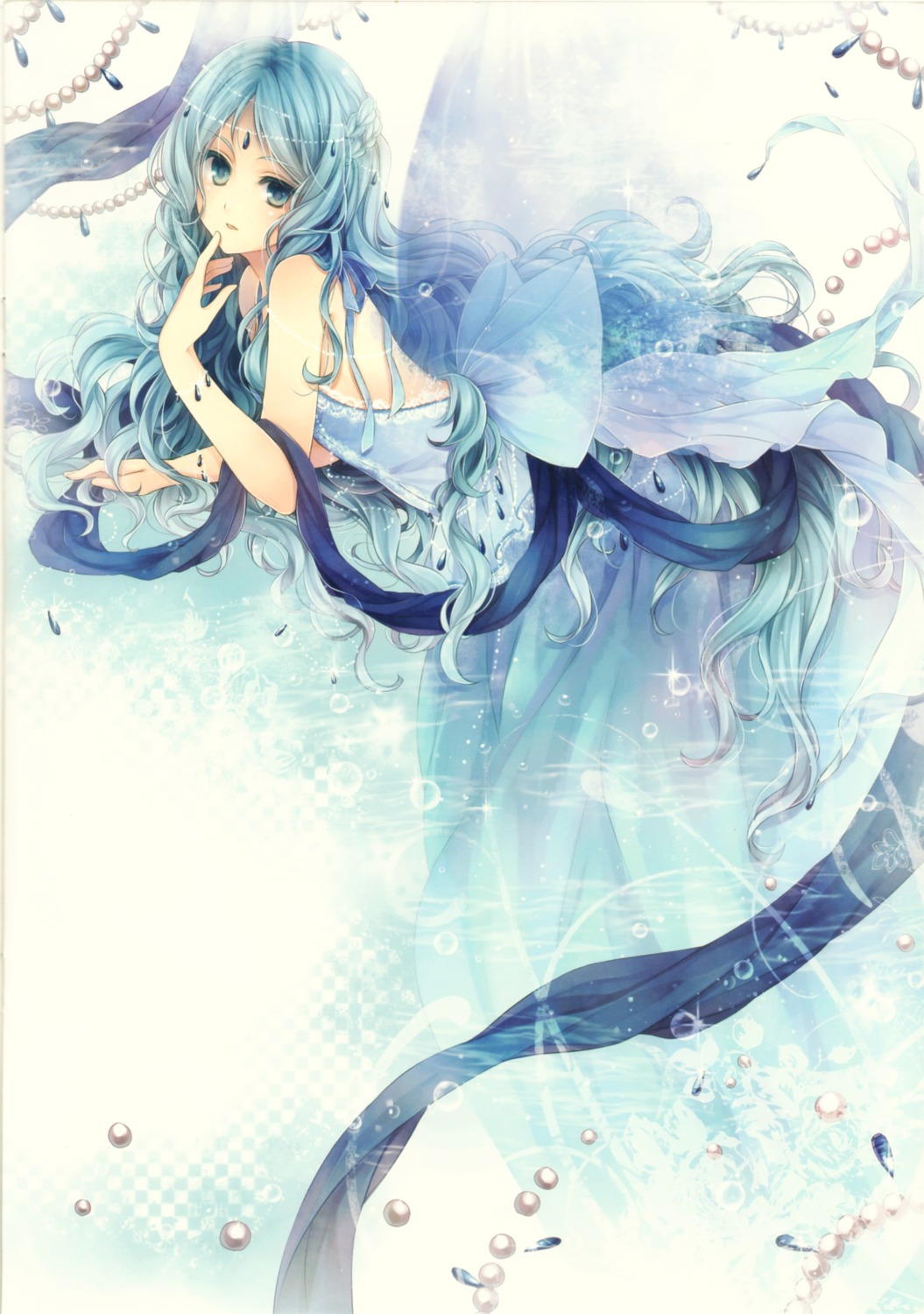 binding_discoloration, dress, hagiwara_rin